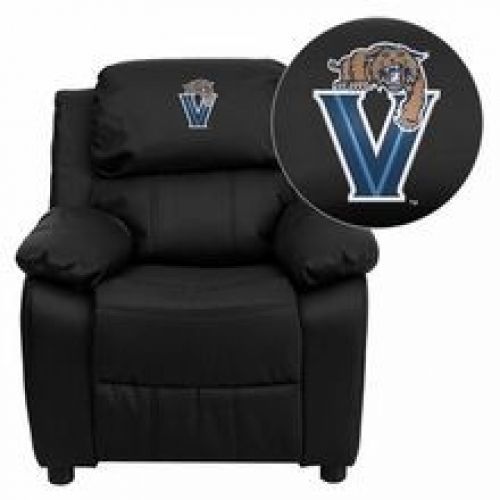 Flash Furniture BT-7985-KID-BK-LEA-40032-EMB-GG Villanova University Wildcats Em