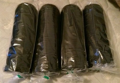 450+ dixie perfectouch hot cup dome lids for 10/12/16oz black. free shipping! for sale