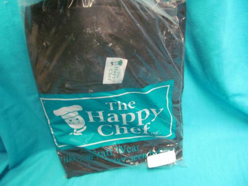 THE HAPPY CHEF PANTS BLACK 3XL HC10 NEW UNUSED DRAWSTRING WAIST