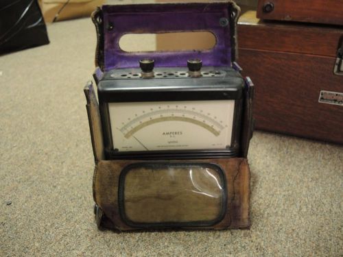 WESTON MODEL 901 AMPERES-MILLIVOLTS DC METER