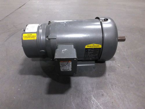 Baldor BM3611T Motor 3HP, 1725RPM, 9-8.6/4.3AMPS, Frame 182T, 3 Phase