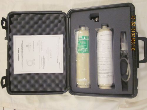 MSA Calibration Kit 50 with 2 Check Gas Bottles and Fittings