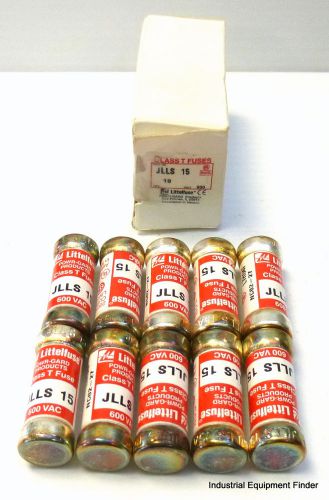 Box of 10 Littlefuse JLLS-15 CLASS-T Fuse 15A 600V *NEW*