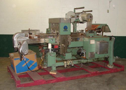 Scandia model 110 automatic overwrapper/ bundler for sale