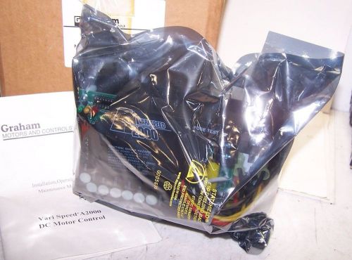 NEW GRAHAM VARISPEED A2000 3 HP DC MOTOR SPEED CONTROL DANFOSS GRAHAM 176B6022