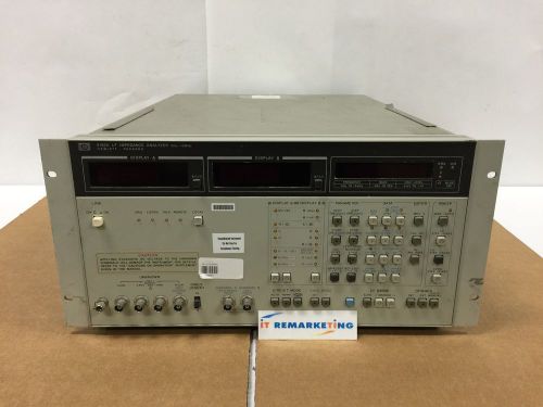 HP Agilent 4192A LF Impedance Analyzer, 5 Hz - 13 MHz Not Calibrated