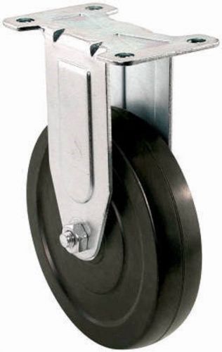 Shepherd 5&#034; Soft Rubber Wheel Rigid Plate Caster 9789