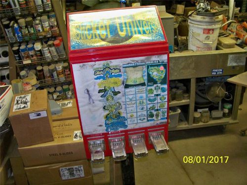 Sticker vending machine greenwald 5 slot vertical 5 parts for sale