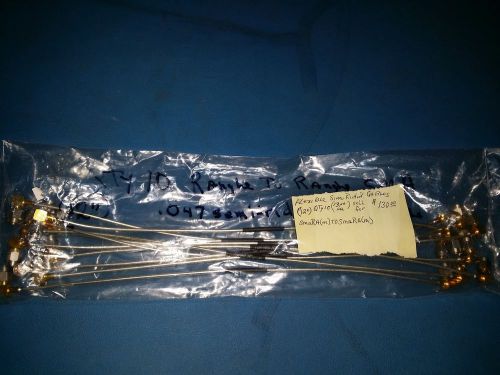 Flexible Semi Rigid RF Cables SMA Right Angle to Right Angle 12&#034; LOT QTY 10