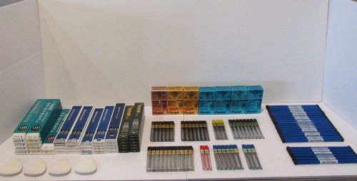 Lot of 190 pentel faber castell sanford architect drafting leads for sale