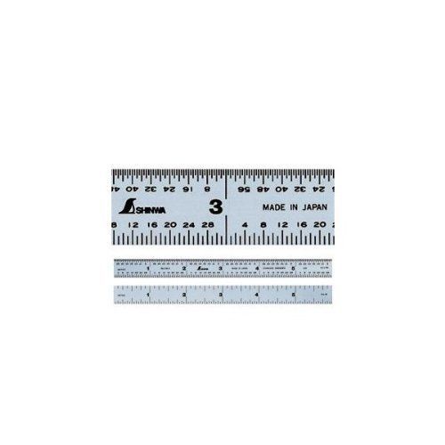 NEW Shinwa Machinist Ruler 6&#034; 4R Graduation 3101A Hardened Stainless Steel