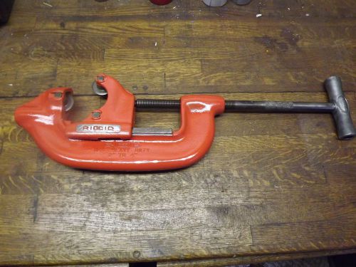 Ridgid HD Pipe Cutter 2&#034;-4&#034;  Model No.4 Pipe threading install tool Cutting