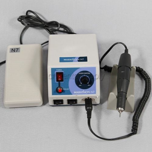 Dental lab micromotor n7 35k polishing  handpiece foot pedal control for sale