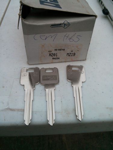 jma fits ilco x201 key blanks  MZ19 fits mazda lot of 5