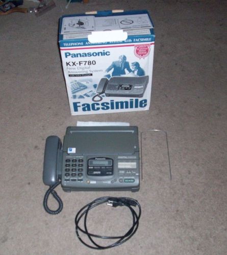 Panasonic Facsimile New Digital Answering Machine, KX- F780, FAX