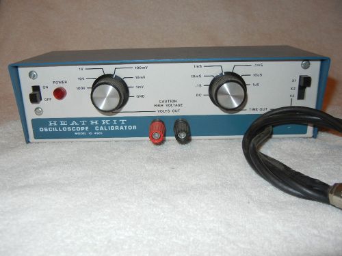 Nice heathkit oscilloscope calibrator ig-4505 - ham radio test bench ig4505 for sale