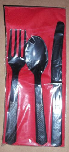 (100) get reddi silverware bags, 3.5 x 10 + 1.5 lip &amp; 1.5 flap, .7mil, clear for sale