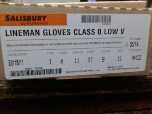 Salisbury Lineman Rubber Hot Gloves Class 0 - # E011B/10