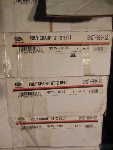 Gates 9275-0100 polychain GT 2 belt   quantity 2