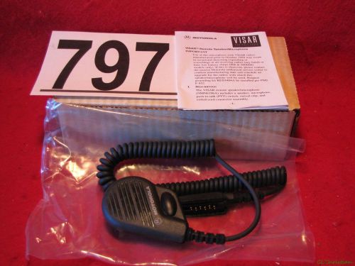 New ~ motorola visar radio remote speaker mic microphone ~ nmn6196a ~ #797 for sale