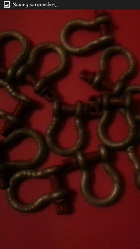 (14)- 1/4&#034; crosby shackles Wll 1/2T