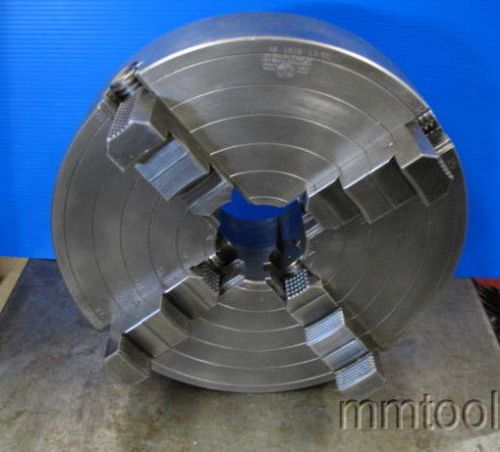 15&#034; SKINNER U.S.A. 4 JAW CHUCK L-1 MOUNT REV/JAWS LATHE CHUCK L1 TAPER ***VGC***