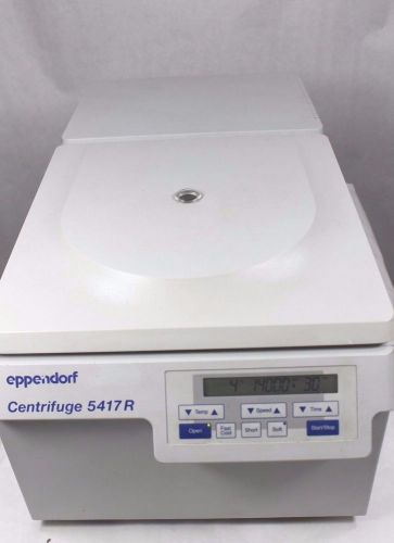 Eppendorf 5417R Refrigerated Centrifuge w/ Rotor FA-45-30-11 &amp; Aerosol-Tight Lid