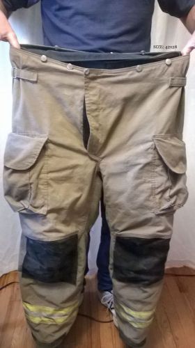 42X28 Pants Firefighter Turnout Bunker Fire Gear - LION JANESVILLE Pant 42R