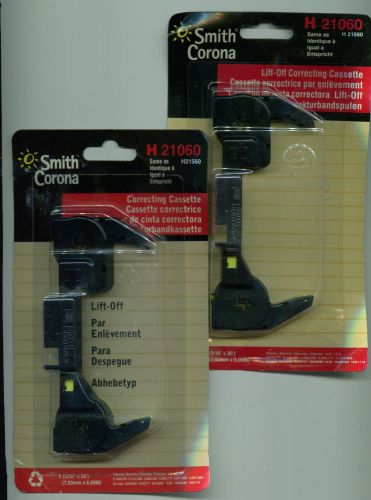 Smith Corona H 21060 Set of 2 Typewriter Lift-Off Correcting Ribbons