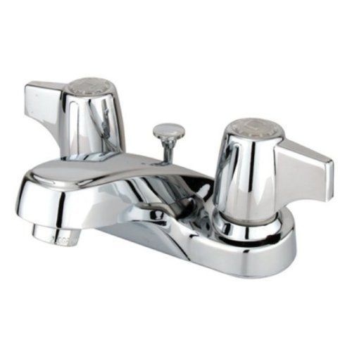 Kingston Brass KB160B+ Vista Twin Canopy Handles 4-Inch Centerset Lavatory Fauce