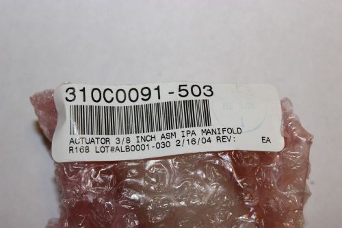 Semitool ACTUATOR 3/8&#034; ASM IPA MANIFOLD R168, 310C0091-503