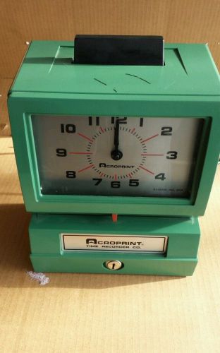 Acroprint Model 125NR4 Manual Time Recorder - 011070411