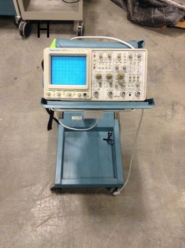 Tektronix 2465B 400 MHz Analog Oscilloscope w/ Cart