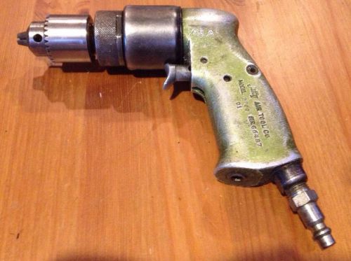 Jiffy Model D1 2700 Sheet Metal Drill Jacobs chuck Works Great Aviation Tool