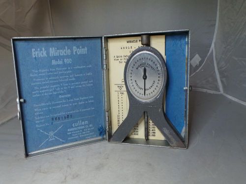 Cullen Mfg Erik Miracle Point Magnetic V Base Protractor Model No 900