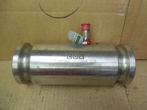 COX Stainless S/S Steel Turbine Flowmeter F 2 GR20 F2GR20 2&#034; Used