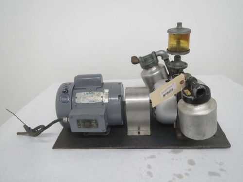 Gast rotary vane 3/4 in 115v-ac 1/2hp steel vacuum pump b372043 for sale