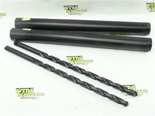 NICE PAIR OF HSS 2MT EXTRA LENGTH GUHRING TWIST DRILL 14.526MM