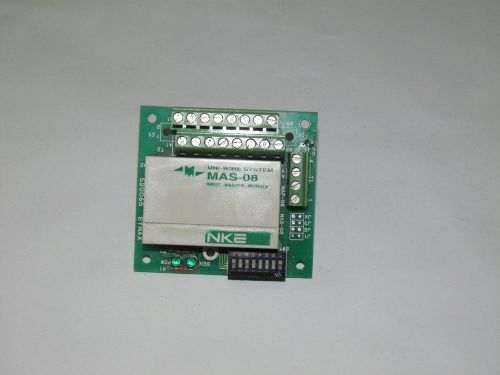 NKE UNI WIRE SYSTEM MAS-08 INPUT MASTER MODULE