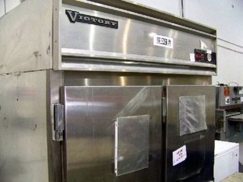 VICTORY 2 DOOR PASS THRU STAINLESS REFRIGERATOR- RA-2D-S6