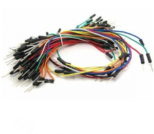 Male to Male Solderless Flexible Breadboard Jumper Cable Wires 65Pcs for Arduino