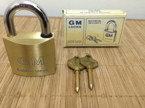 *RARE*  50mm Golden Mean Circular Padlock! **Orig. MAXIS Lock**