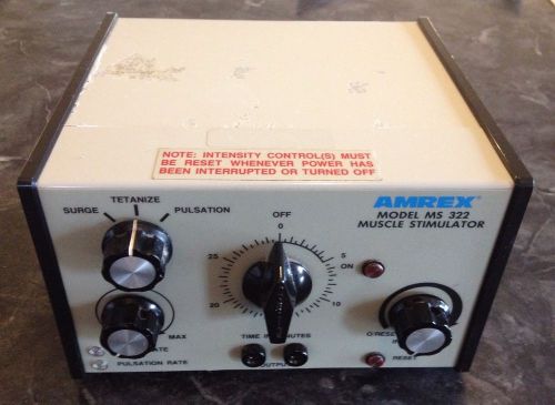 Amrex MS322 Single Channel 2 Pad Therapy Muscle Stim Unit #4