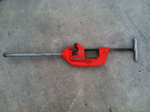 Ridgid 2&#034; to 4&#034; heavy duty pipe cutter no.4-s 4s - excellent condition for sale