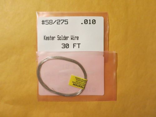 30 FEET KESTER SOLDER  LEAD FREE #58/275 .010,  P/N 24-7068-7623