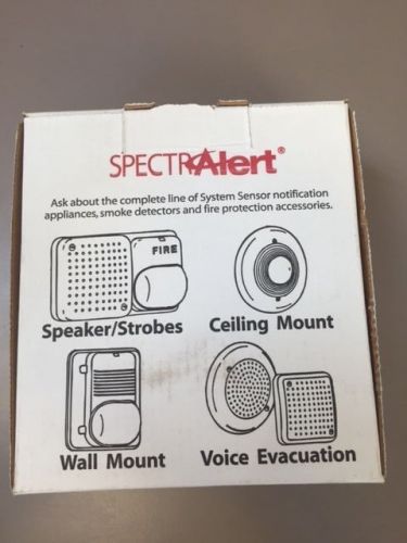 System sensor spectralert output strobe- s1224mc for sale