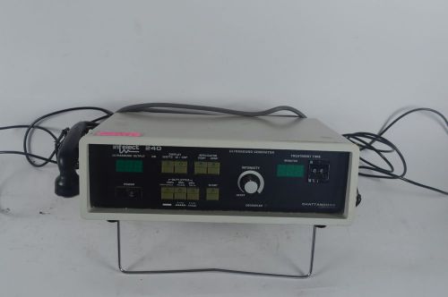 Chattanooga Intelect 240 Ultrasound Therapy Generator w/ 5cm &amp; 2cm Handpieces