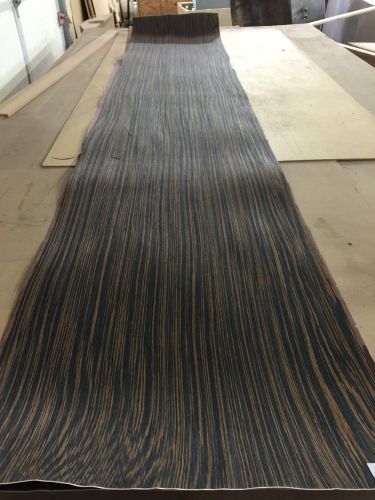 Wood Veneer Recon Ebony 22x98 1 Pieces Total Raw Veneer &#034;EXOTIC&#034; Box 23 2