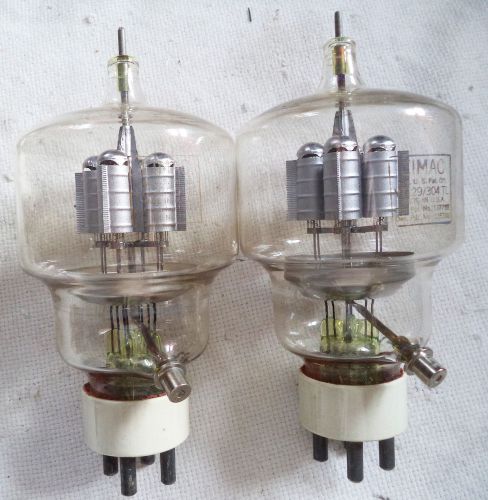 (2) Used Eimac 304TL / VT-129 Low Mu Triode for Osc, Amp, or Modulator  N/R