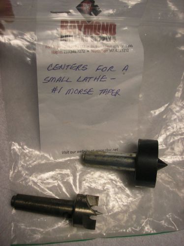 Centers for a Small Lathe - #1 Morse Taper